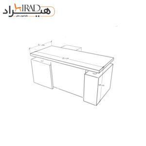 میز مدیریت هیراد مدل M904