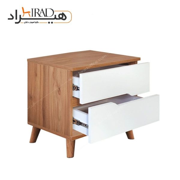 میز پاتختی هیراد مدل لوکا کد JP-2K-SG03