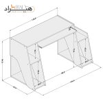 میز کامپیوتر هیراد مدل R122