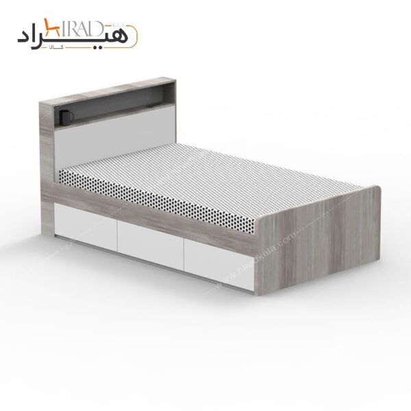 تخت خواب تک نفره هیراد مدل Z117