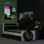 تخت خواب تک نفره هیراد مدل Z117