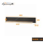شلف دیواری هیراد مدل SH106