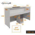 میز کانتر هیراد مدل C110
