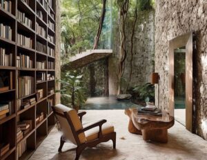 بهترین مکان برای کتابخانه در منزل