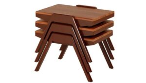 میز عسلی سه تیکه ام دی اف