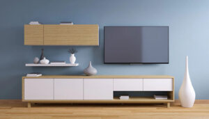 انتخاب بین میز تلویزیون دیواری یا زمینی