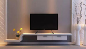 میز تلویزیون با نور مخفی