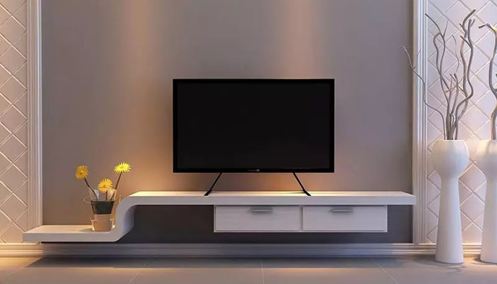 میز تلویزیون با نور مخفی