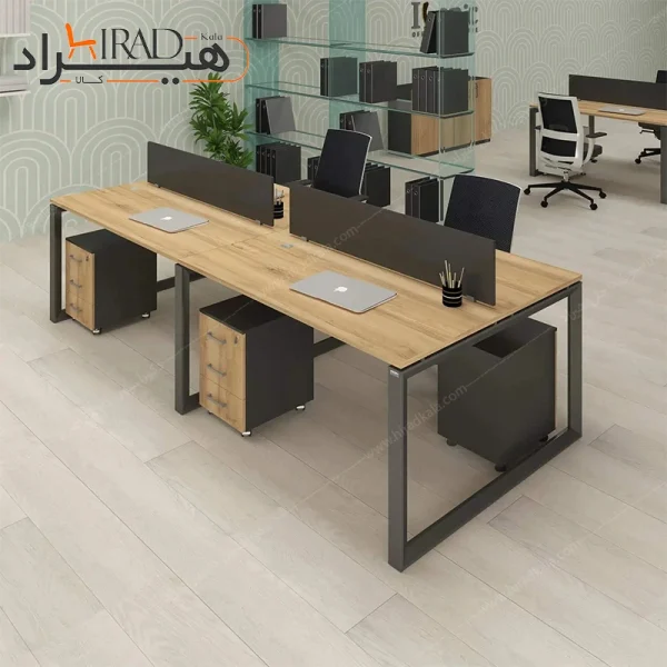 میز کار گروهی چهار نفره