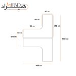 ابعاد میز کارگروهی