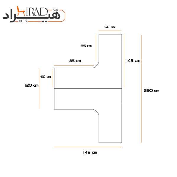 ابعاد میز کارگروهی