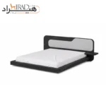 تخت خواب دو نفره هیراد مدل Z125 رنگ مشکی