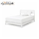 تخت خواب دو نفره هیراد مدل Z131 رنگ سفید