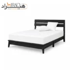 تخت خواب دو نفره هیراد مدل Z131 رنگ مشکی