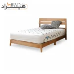 تخت خواب دو نفره هیراد مدل Z131 رنگ کرم