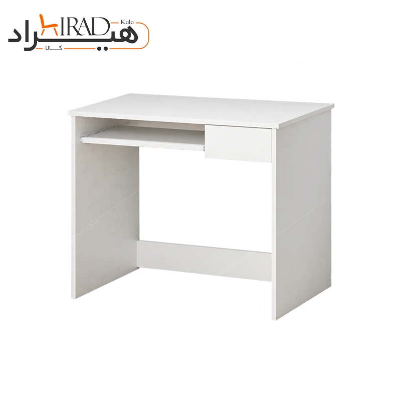میز کامپیوتر هیراد مدل R142 رنگ سفید کامل میز کامپیوتر هیراد مدل R142 رنگ سفید کامل