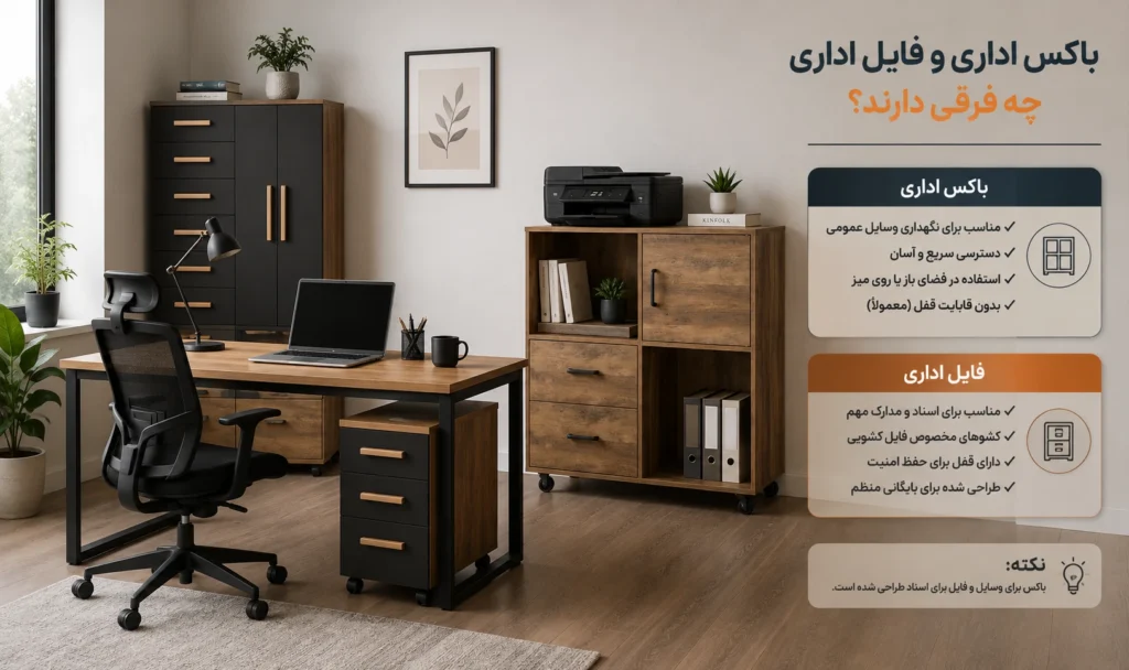 باکس اداری با فایل اداری چه فرقی دارد؟