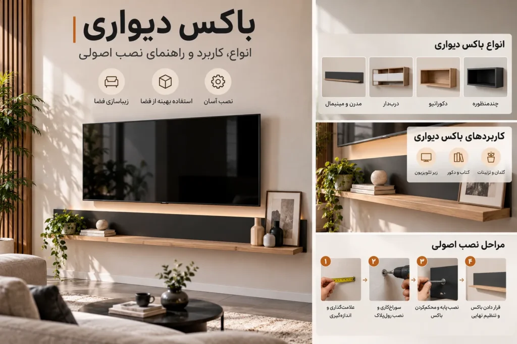 باکس دیواری از چه جنسی ساخته می‌شود؟