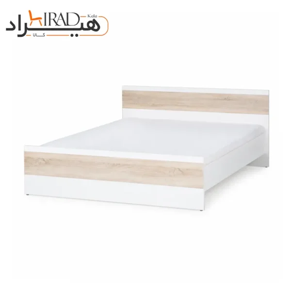 تخت خواب دو نفره هیراد مدل Z128 سفید