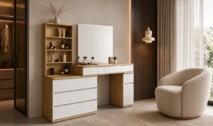 مدل میز آرایش لاکچری ۲۵ طرح سلطنتی و مدرن گران‌قیمت.webp