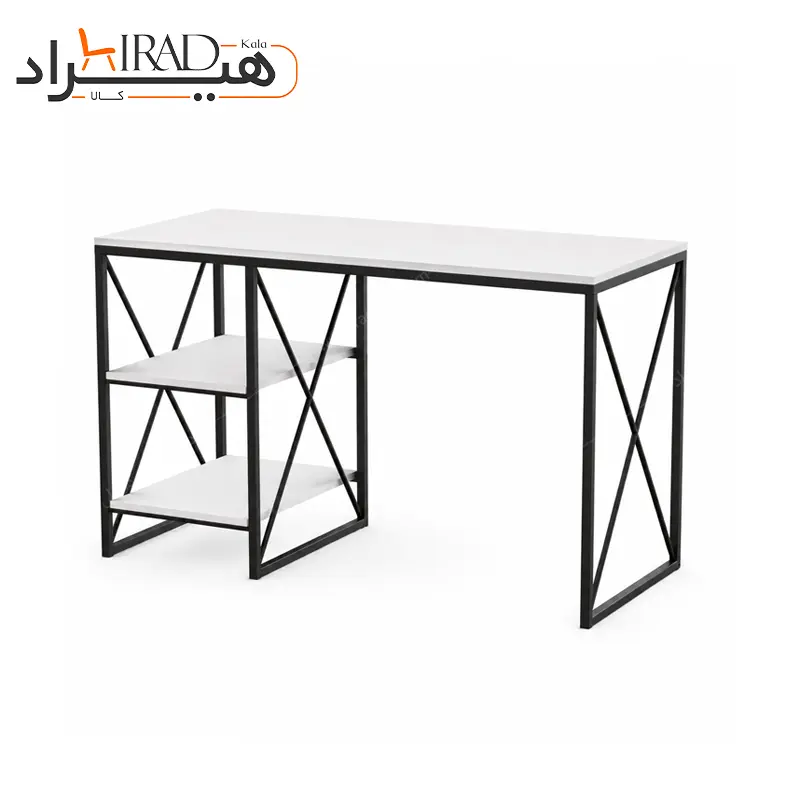میز تحریر هیراد مدل T216 رنگ سفید میز تحریر هیراد مدل T216 رنگ سفید