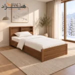 تخت خواب یک نفره هیراد مدل Z134 لایف استایل.webp