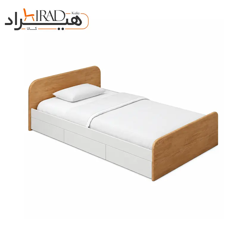 تخت خواب یک نفره هیراد مدل Z139 تخت خواب یک نفره هیراد مدل Z139