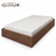 تخت خواب یک نفره هیراد مدل Z143 قهوه ای