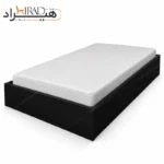 تخت خواب یک نفره هیراد مدل Z143 مشکی
