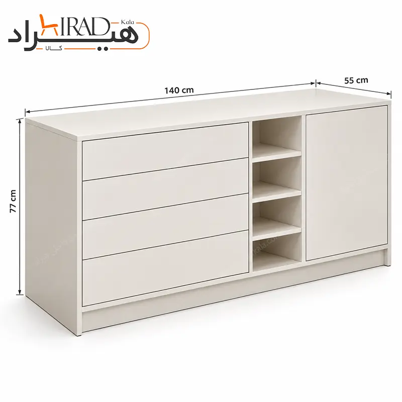 دراور هیراد مدل D136 دایمنشن
