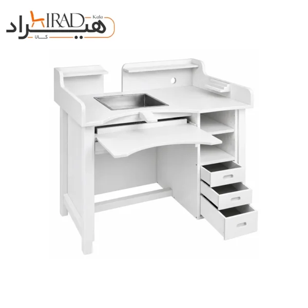 میز جواهر سازی هیراد مدل JW110 سفید