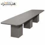 میز کنفرانس هیراد مدل CO111 طوسی