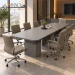 میز کنفرانس هیراد مدل CO111 طوسی لایف استایل
