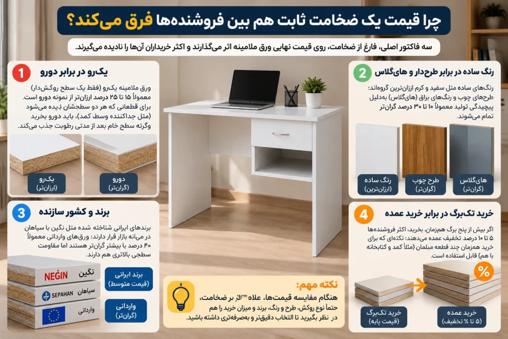 چرا قیمت یک ضخامت ثابت هم بین فروشنده‌ها فرق می‌کند؟.webp